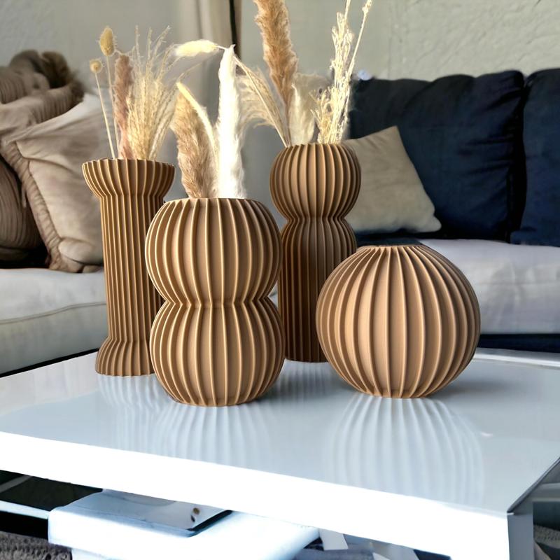 4 Modern Luxury Nordic Vases