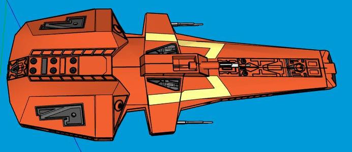 Scorpio Blake's 7 Wander Class Planet hopper