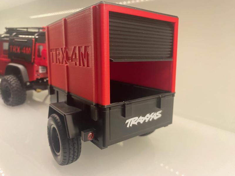 UPGRADE SET for Traxxas TRX-4M incl. trailer body & cage, stands, starting aid and more