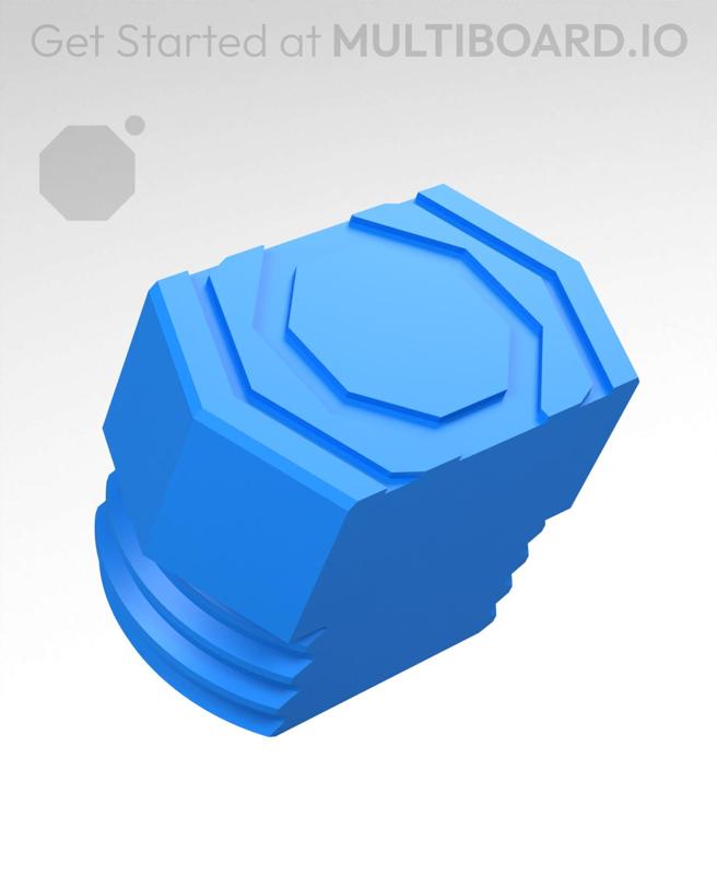 9 mm Big Thread, Plain Head, T-Bolt