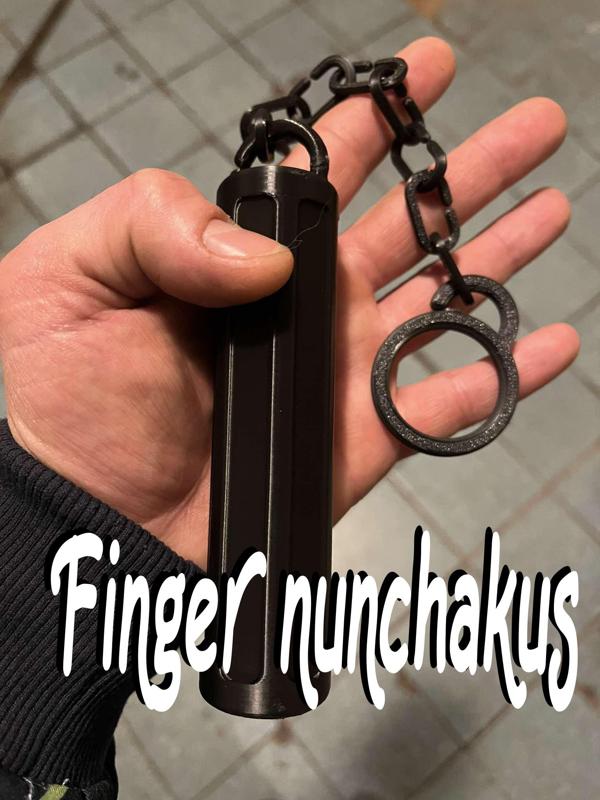 Finger nunchakus