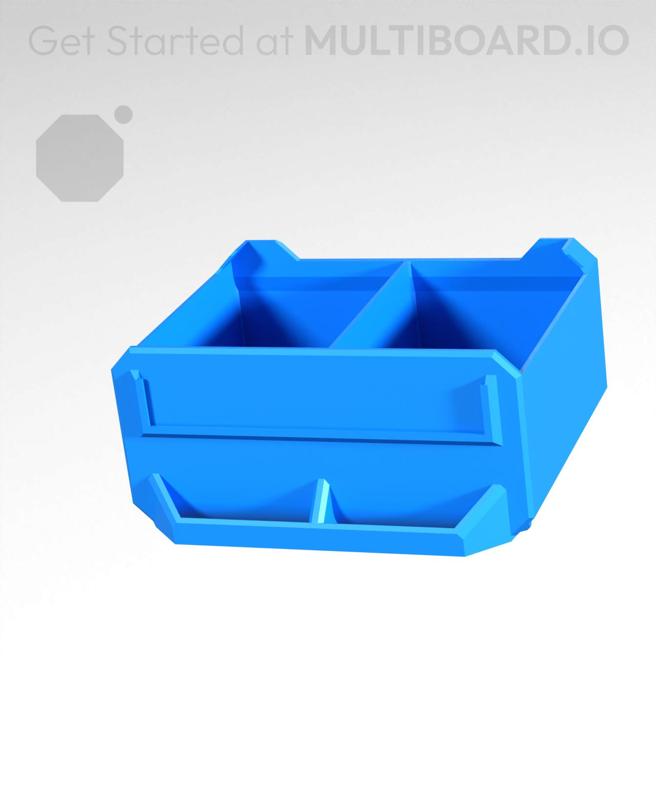 2x1x1.5-Deep - Linear Divided - Multibin Simple Drawer