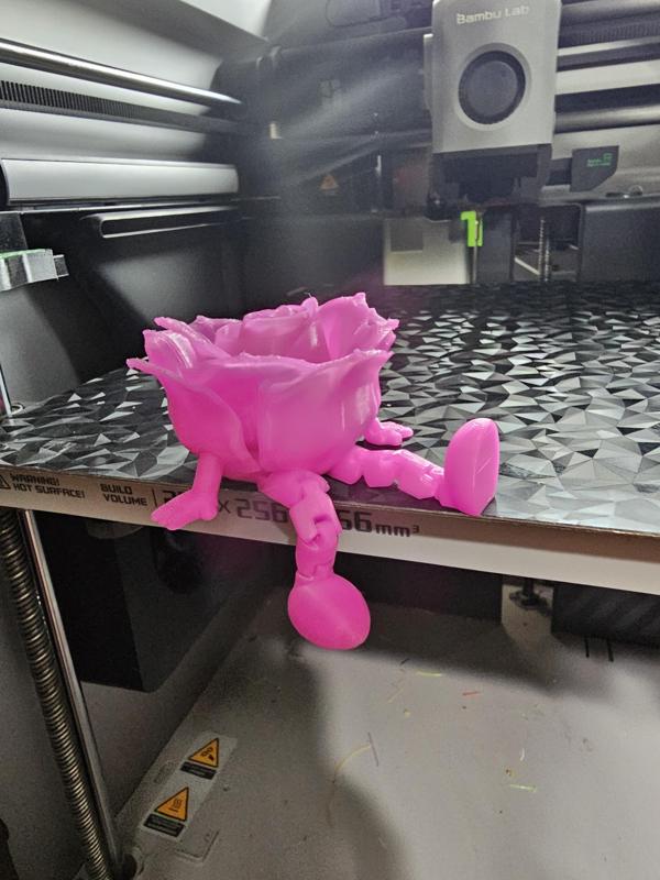 Valentines Day Articulated Rose Buddy