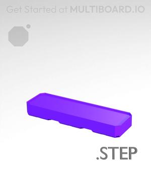 3x1x0·5 - Multibin Insert - STEP Remixing File