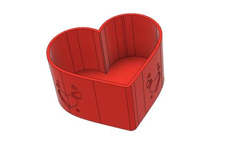 necklace box valentine.3mf