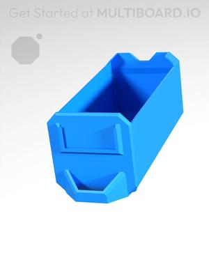 1x1x2-Deep - Linear Divided - Multibin Simple Drawer