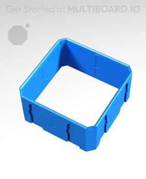 2x2x1 - Topped Multipoint Rail - Pop-In Multibin Shell Extension