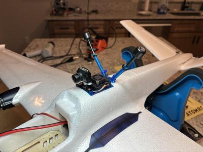 AtomRC Swordfish VTX Tray for Walksnail Avatar GT and a pan servo