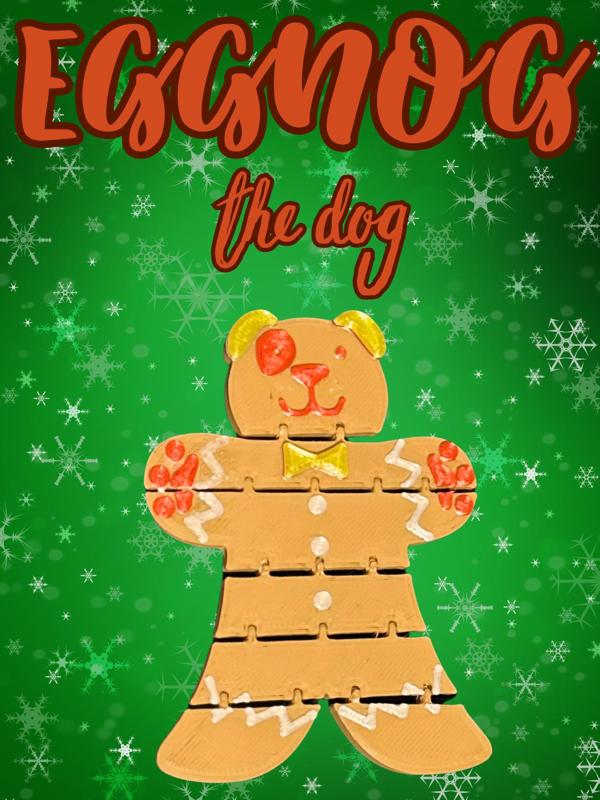 Eggnog the dog