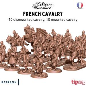 Cavalry - French army WW2 - 28mm for wargame