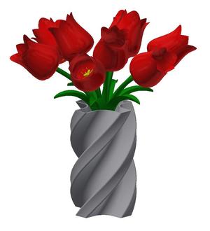 Decorative flower plant vase