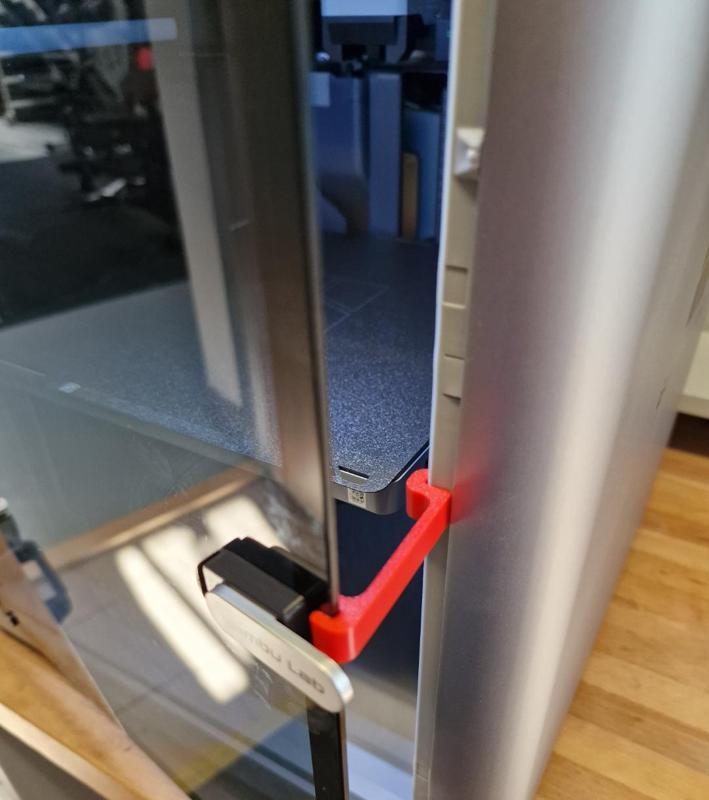 Bambu Lab door holder for x1c, p1+stand for holder