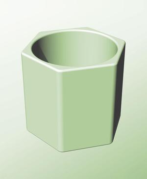 CH128-140 Stacking module bin for modern home decor 3d stl file