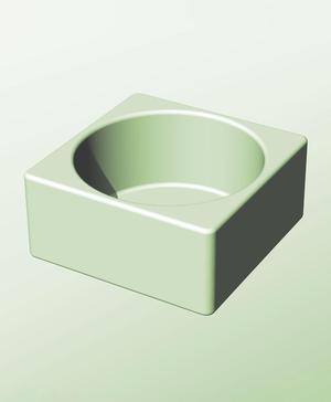 CS128-65 Stackable bin box module for creative home decor 3d print stl