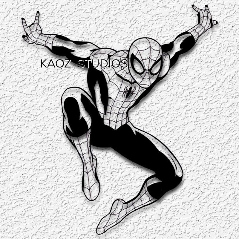 spiderman wall art avengers superhero decor marvel fanart