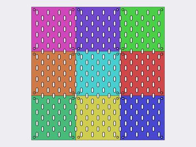 IKEA Skadis 5mm (A1mini Printable) IKEA Pegboard Infinite Splicing Version 5mm Thick 
