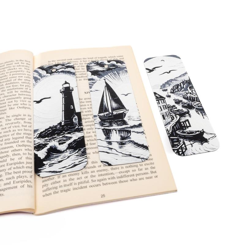 Coastal Village Bookmarks
