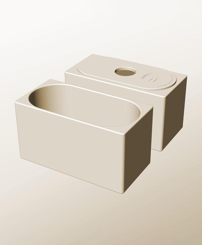 CX96-115-P Modular pierced component container modern decor