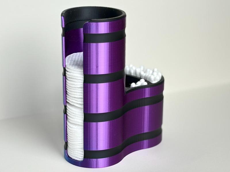 Cotton Pad and Swabs Holder - Cosmetic Tidy