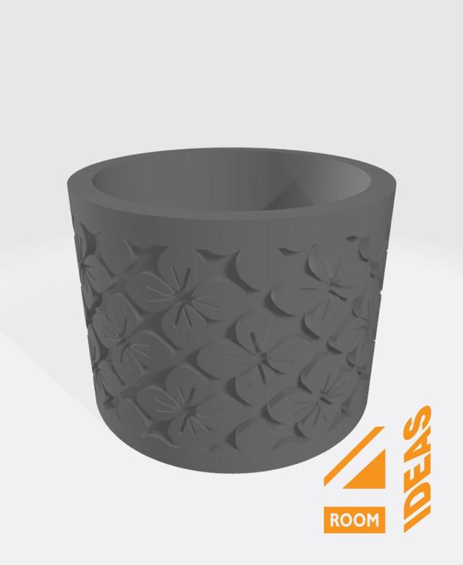 Succulent Planter Japanese Style - Flower/Hanabishi V2