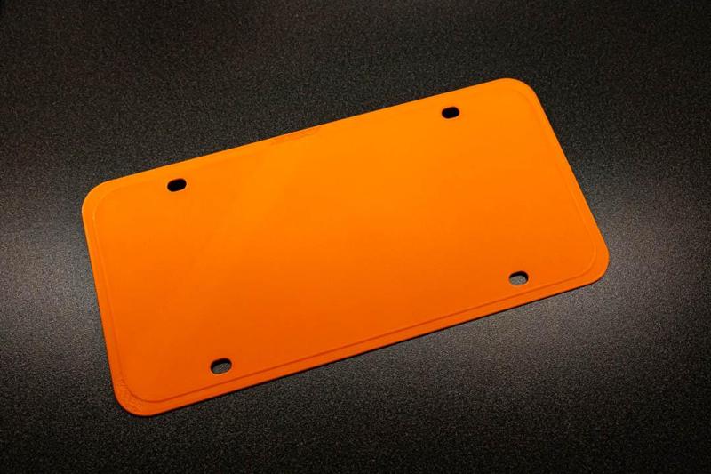 US License Plate Blank