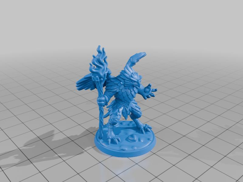 Bird War Mage DnD or other Wargame mini