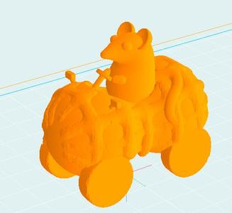 Richard Scarry Peanut Car