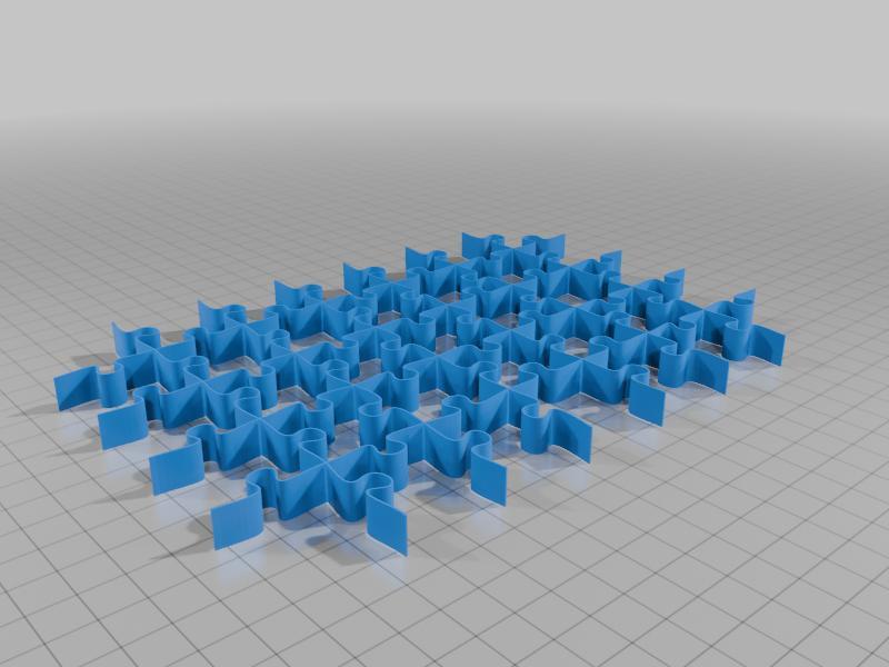 7 by 5 piece jigsaw cookie cutter