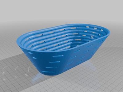 Proofing basket with aeration holes