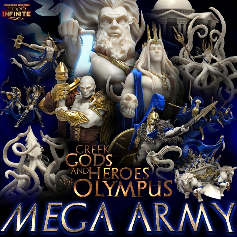 Greek Gods and Heroes of Olympus MEGA ARMY