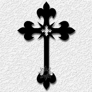goth cross wall art gothic vampire decor