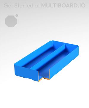 2x4x0.75 - Divided Bin - Multibin Insert