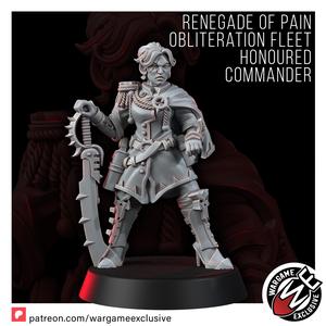 RENEGADES OF PAIN OBLITERATION FLEET HONOURED COMMANDER