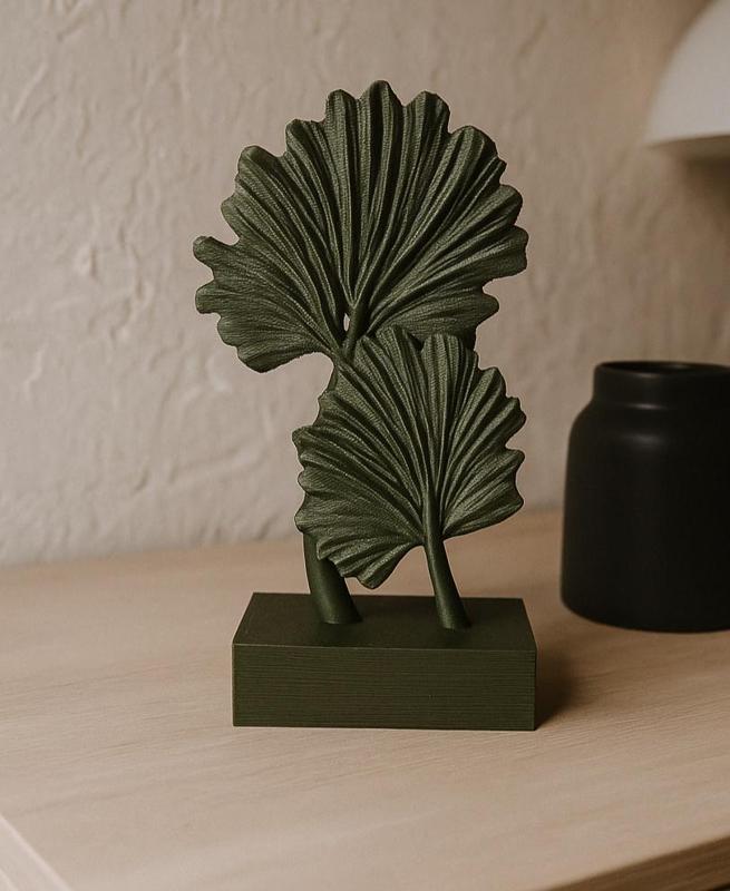 Palm Leaf Sculpture – Biophilic Decor