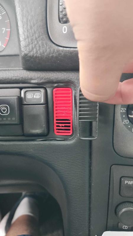 Volvo V70 1st gen AC probe cover (no support needed).