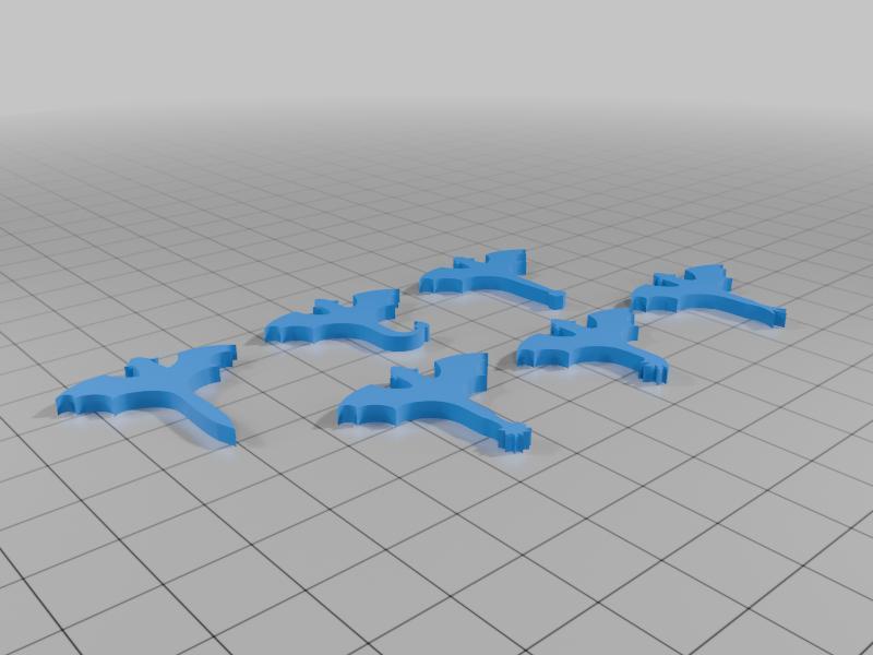 Dragon Threshing Charms/ Stitch Markers