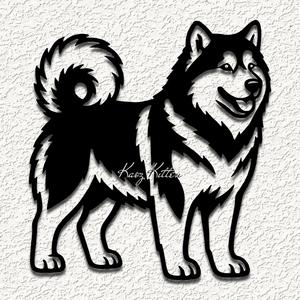 husky puppy dog wall art home decor