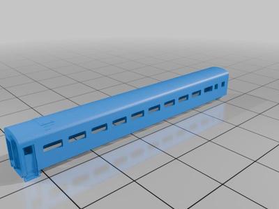 T Scale (1:450) CN-VIA Lightweight Coach