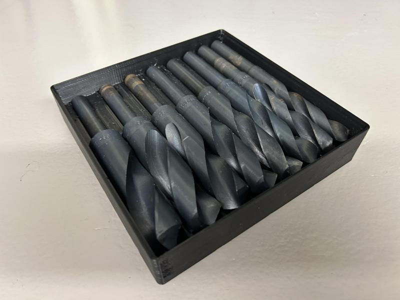 Gridfinity Silver & Deming Drill Holder