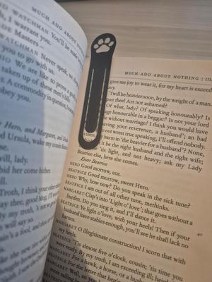 Dog Paw Bookmark