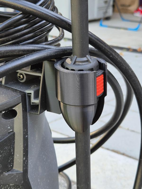 Ozito pressure washer handle holder