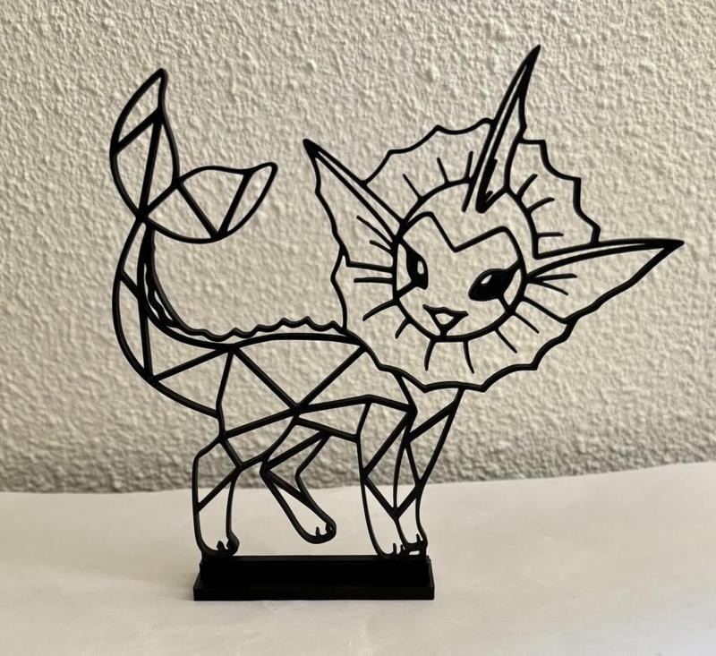 Geometric Vaporeon Pokémon 
