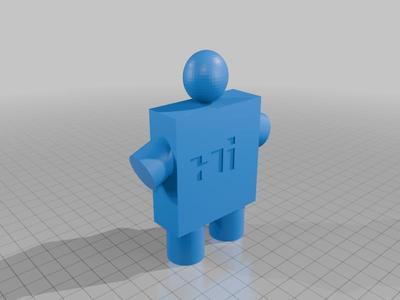 guy with hi on his shirt