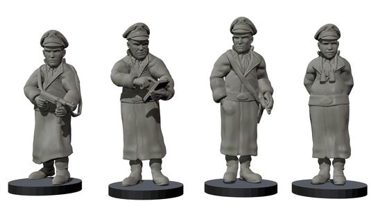Gestapo - French army WW2 - 28mm for wargame