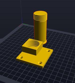 Kitchen base cabinet adjustable foot