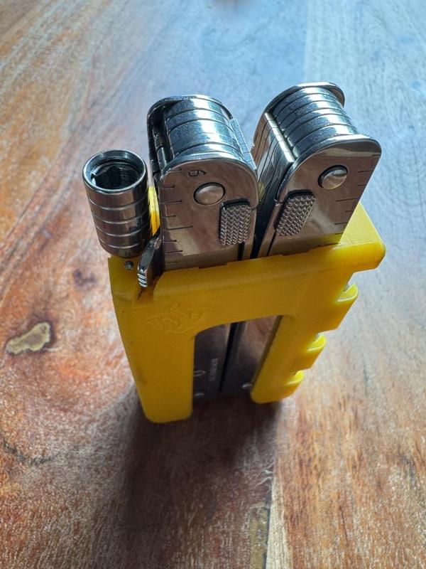 Sheath for Victorinox Swiss Tool, wrench, 6 bits, a needle and tweezers.