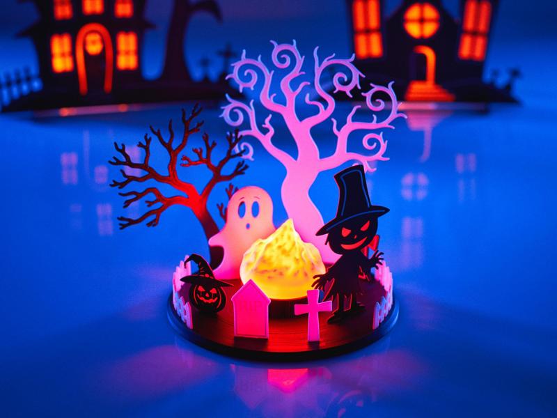 Cute Halloween Diorama