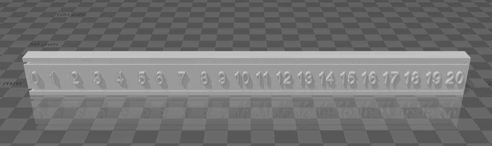 Dual track Hit point and experience tracker (20 HP Max + New Markers)
