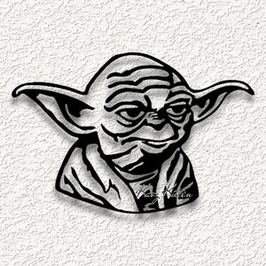 yoda star wars.stl  WALL ART HOME DECOR                                        