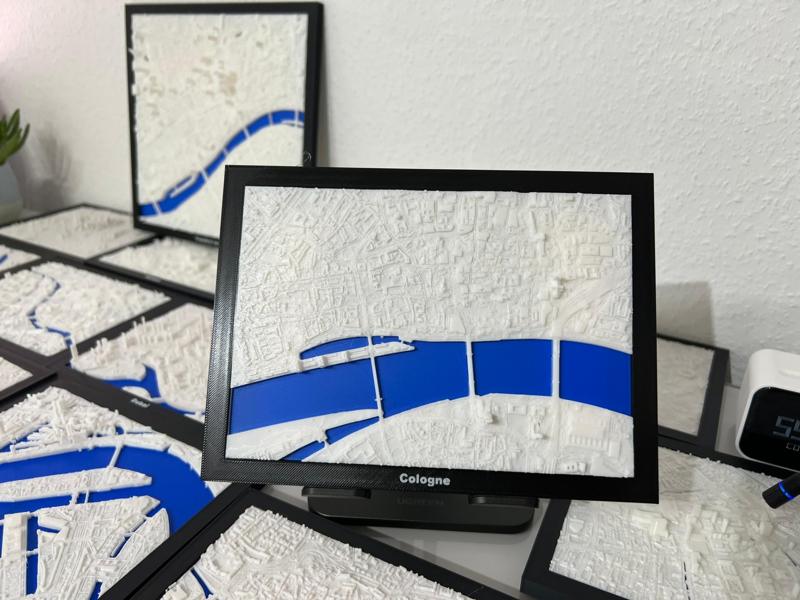 Cologne, Germany - 3D Miniature